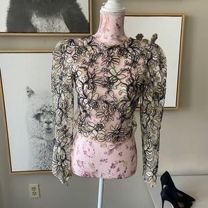 - Topshop lace blouse top 4 NWOT